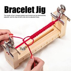 Paracord Jig Bracelet Maker DIY Hand Knitting Bracelet Jig Braiding Tool W9C2