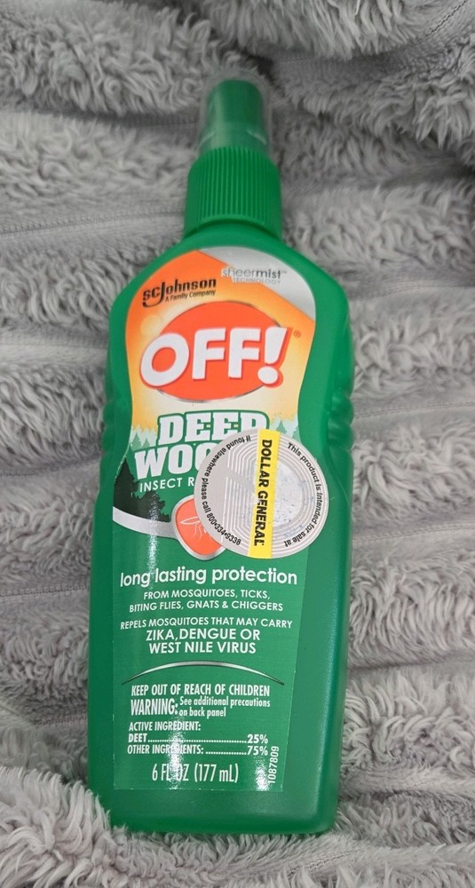 OFF! Insect Repellent Deep Woods 6 fl oz Pump Spray Mosquitos NEW