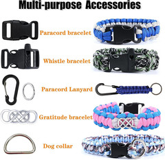 Paracord Combo Kit – 36 Colors, Multifunction Ropes & Accessories for Crafts