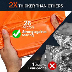 Emergency Blankets for Survival, 2-Pack/4-Pack Space Blankets, Gigantic & Extrem