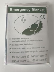 Emergency Blankets Set of 3 – 130 x 210 cm Rescue Thermal Mylar – New