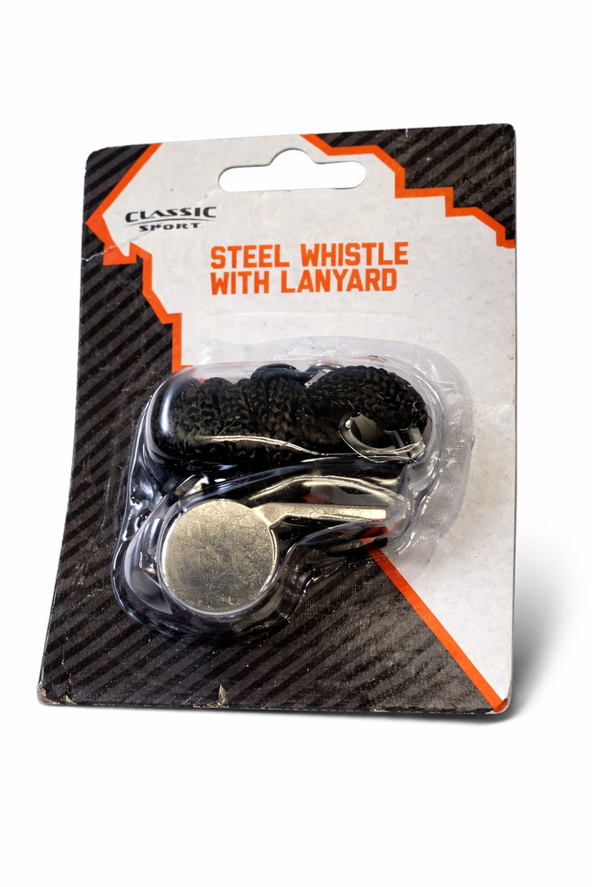 Classic Sport Black Steel Whistle Coach Referee Camping Outdoor