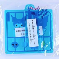 Kuromi Sanrio Plastic Model! Acrylic Keychain With Protective Sheet From Japan