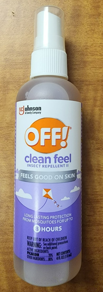OFF! Clean Feel Insect Repellent 4 fl oz each 8 HOURS PROTECTION FEELS GOOD SKIN