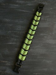 Handmade Color-Change «Framed Fishtail Belly» Paracord Bracelet for 7 3/4″ Wrist