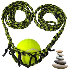Paracord Balearic Shepherd Sling, 63 Inch Handcrafted Braided Slingshot, Roman G