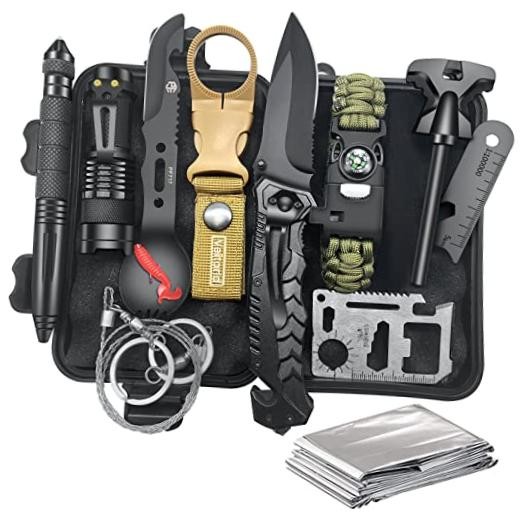 Gifts for Men Dad Him Christmas – Survival Gear and Equipment Survival 12 in 1