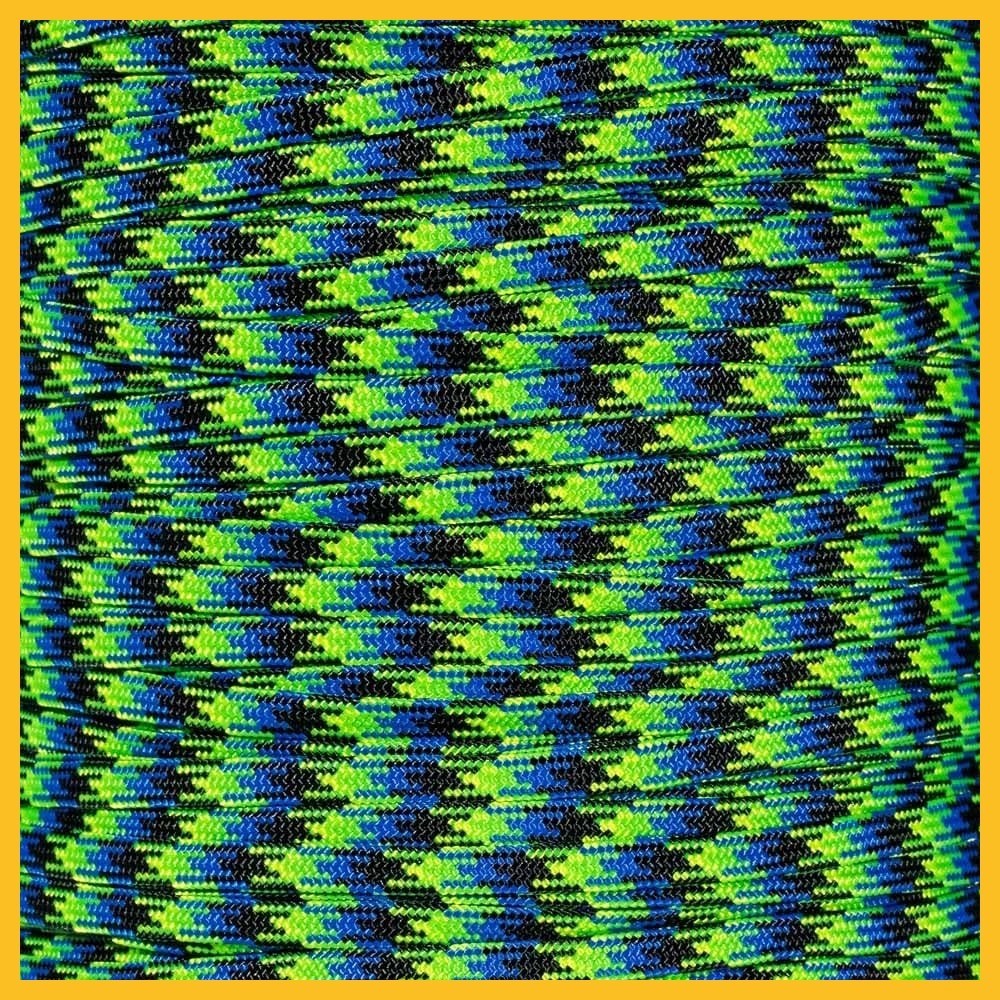 Paracord Planet 650lb Coreless Nylon Flat Tactical Cord for DIY Crafts Outdoors