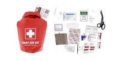 First Aid Range Kit, 100 Pc, Stored in a Waterproof Red Dry Sack