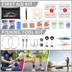 GPUSFAK Emergency Survival Kit and First Aid Kit, Camping Black