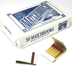 600 Plain White Matches Matchbook for Wedding Birthday Wholesale Made in America