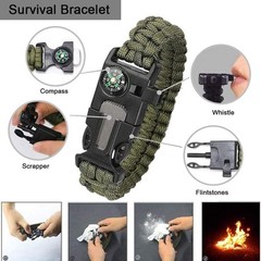 24 in 1 Outdoor Survival Tool Kit, Emergency Camping Hunting Gear, Gift for Men