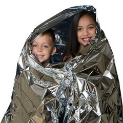 Emergency Mylar Thermal Blanket, Outdoor Survival Foil for First Aid, Camping, H