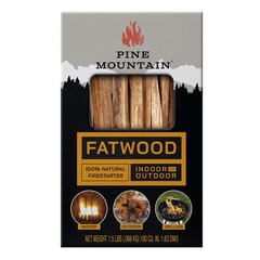 Pine Mountain, Fatwood StarterStikk, Natural Firestarting Sticks 1.5lb, Brown