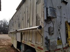 Construction prepper survival storage ham radio semi trailer generator a/c heat