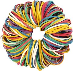 Rubber Bands 250pcs size #33 rubber band 33 colors Elastic Band Colors