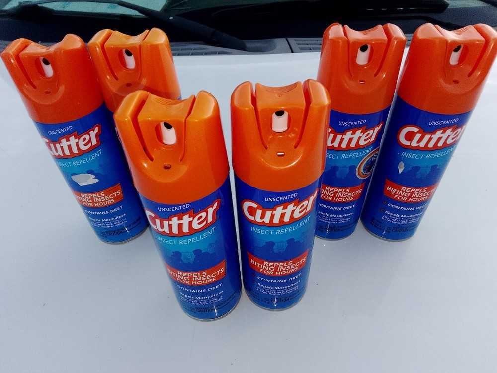 6 Pack $49 Cutter Insect Repellant – Repels Mosquitoes For Hours FreeShip BIGCAN