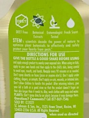 Lot of 2 STEM Bug Repellent Spray for Mosquitoes Deet Free 4 oz Each New