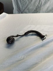 Outdoor Rescue Black Rope Key Chain