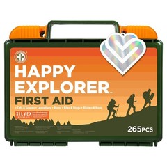 265 Piece Outdoor First Aid Kit Camping Hiking Travel Silvex Wound Gel New