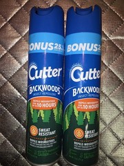 Cutter Backwoods Insect Repellent Sweat-Resistant Bonus Size 7.5 oz 10hrs Lot 2