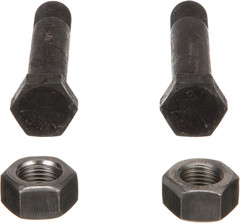 Trailer Shackle, 9/16 In, Zinc, Splined Bolt, 2 Pieces