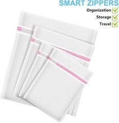 Mesh Laundry Bags for Delicates, 4 Pack Laundry Bags Mesh Wash Bags in 4 Sizes(1
