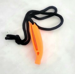 Pack of Orange Safety Whistles – Floating, Perfect for Water Sports/Emergencies