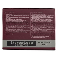 Pine Mountain Starter Logg Pine Sawdust Fire Starter 30 min 6 pk