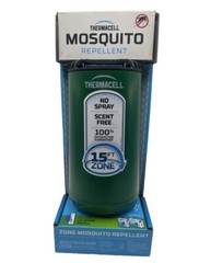 Thermacell Mosquito 15ft Repellent Patio Shield Lantern + MR-PSB Green w/ Refill