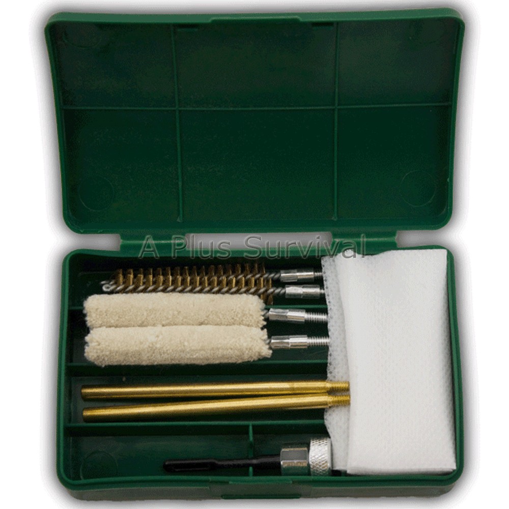 Compact Pocket Gun Cleaning Kit 9mm .38 .357 Caliber