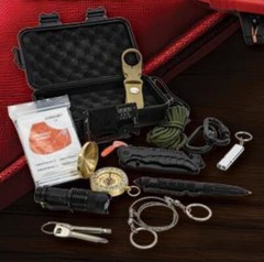 AutoFad Emergency Survival Kit Tactical Backpack Essential Tool Set Hiking Camp