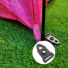 Camping Tent Poles Replacement Accessories 85mm Rod End Plugs Feet Black