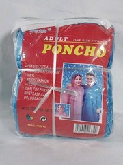 Lot of 8 Rain Ponchos 4 Adult 4 Children Ideal For Outdoors Camping Hiking