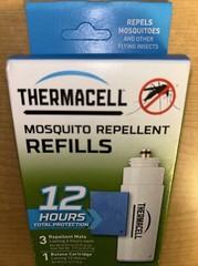Thermacell Mosquito Repellent Refills 1 Butane Cartridge 3 Insect Repellent Mat