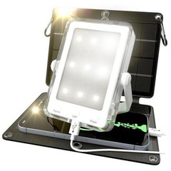 3-in-1 Solar Survival Kit, Emergency Flashlight with 5000mAh USB-C Power Bank
