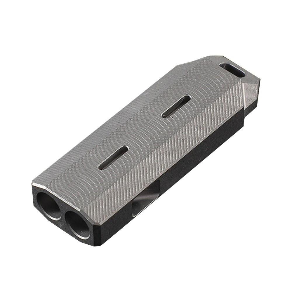 Popular Metal Titanium Alloy Whistle for Sports Referee Hole2238