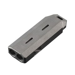 Popular Metal Titanium Alloy Whistle for Sports Referee Hole2238