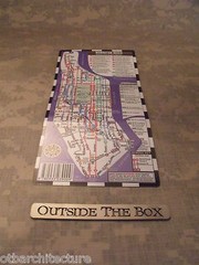 NEW! «Pocket Urban Survival Kit» Manhattan Map, Knife, Whistle, Compass & MORE