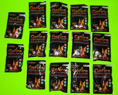 14x 4PK=56 GoFire Fire Starters Hiking Camping Survival Grill Stove Pit NonToxic