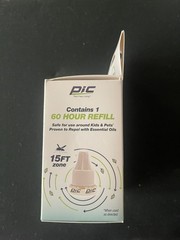 PIC Mosquito Repellent​ 60 Hour Device REFILL – 15 Ft Range – Safe For Kids &Pet