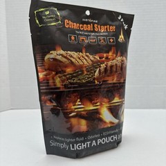 Chemical Free Charcoal Briquette Fire Starter Pouches for BBQ Grill Smoker – 3PK