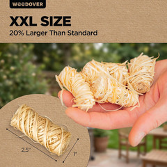 300 Pcs Large Fire Starters for Fireplace, Natural Fire Starter for Campfires, f