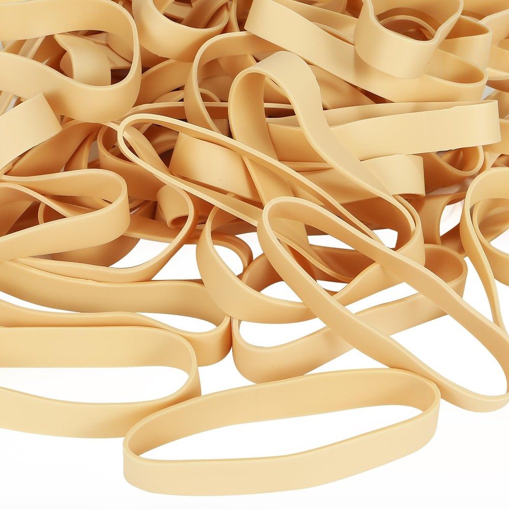Size #82 Tactical Rubber Bands – Pack of 60 Heavy-Duty, Extra light brown