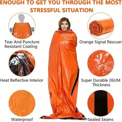Portable Waterproof Emergency Survival Sleeping Bag Outdoor Edc Camping Gear The