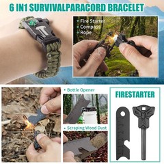 Echovenrek 20 In 1 Survival Kit For Men – Emergency Outdoor Camping Gear
