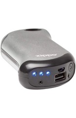Zippo Silver Heatbank 9s Rechargeable Hand Warmer and 5200 MAH Power Bank 40584