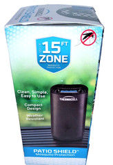 Thermacell Patio Shield Refillable Mosquito Protection / Repellent – 15 ft Zone