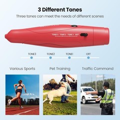 WANJOTEC Electronic Whistle 3 Pack, 3 Adjustable Tones, Maximum Volume 130dB …