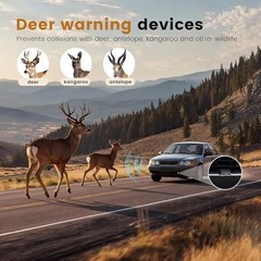 4 PCS Deer Whistles for Car, Automotive Save a Deer Whistles to Avoid Collisions